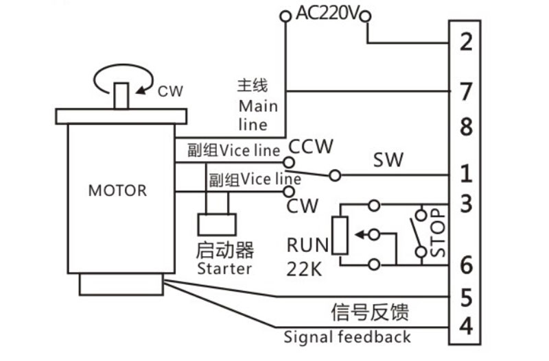 Ss-22 Ac Motor Speed Controller 220v 50hz Regulador de velocidad +