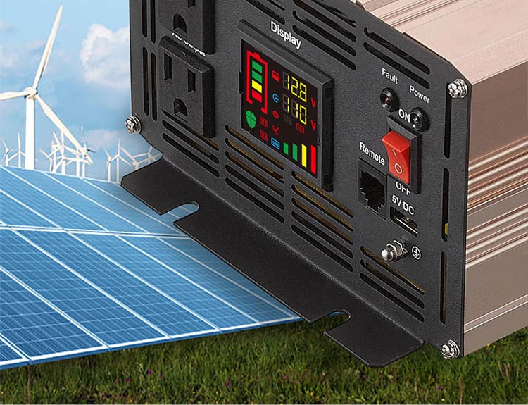 Techfine 1500watt 1.5 Kw 24 Volt 1500W Hybrid Solar Energy 60AMP Inverter  with MPPT WiFi Outdoor - China Power Inverter, Solar Power Inverter